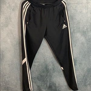 Size M Black Adidas Soccer Sweat Pants